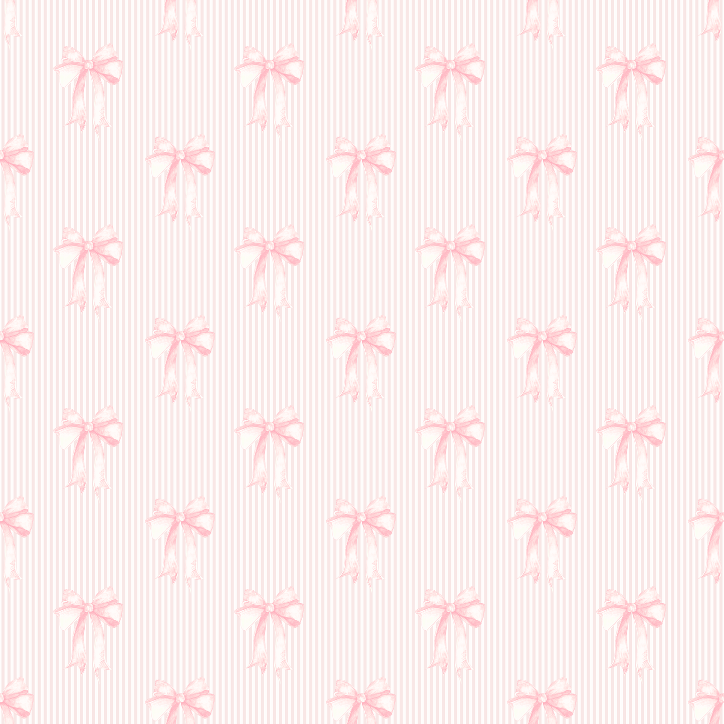 Pink Bows Baby Gown