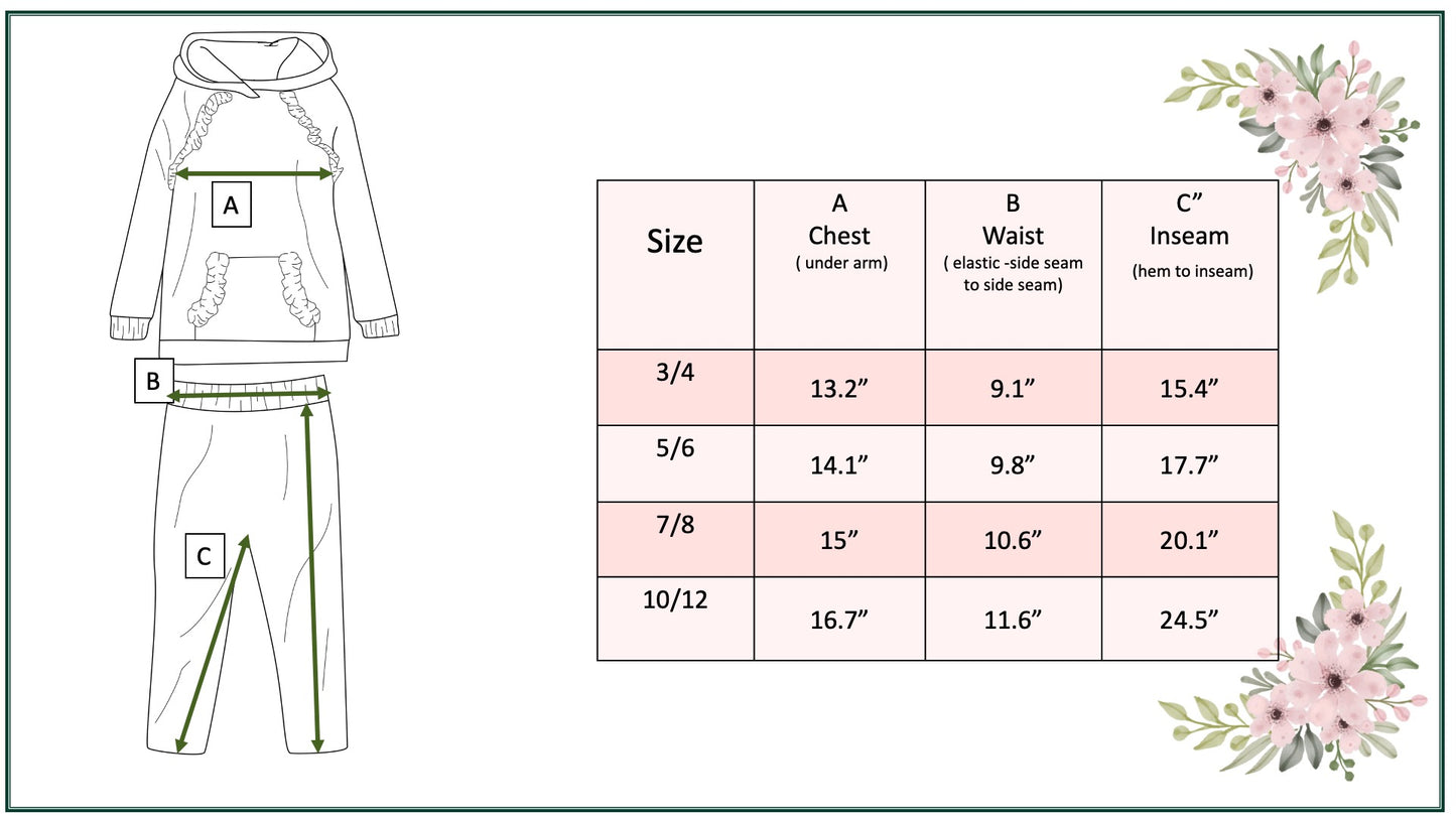 Blush Ruffled Hoodie Top