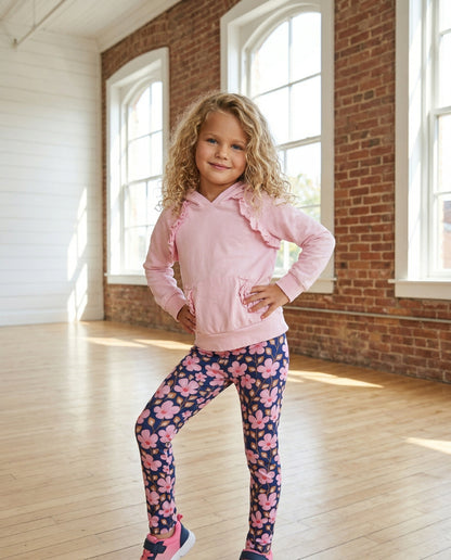 Annie Pink Bloom After Dusk Hooded Pant Set