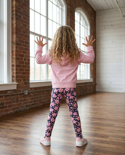 Annie Pink Bloom After Dusk Hooded Pant Set