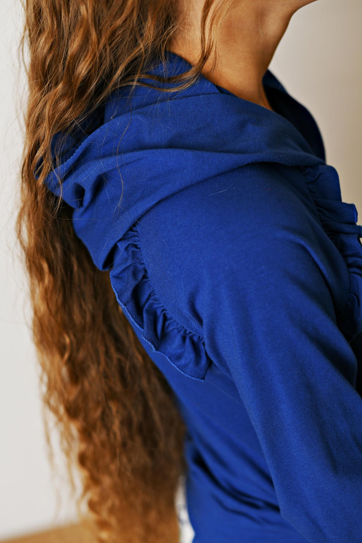 Annie Blue Bow Hooded Pant Set