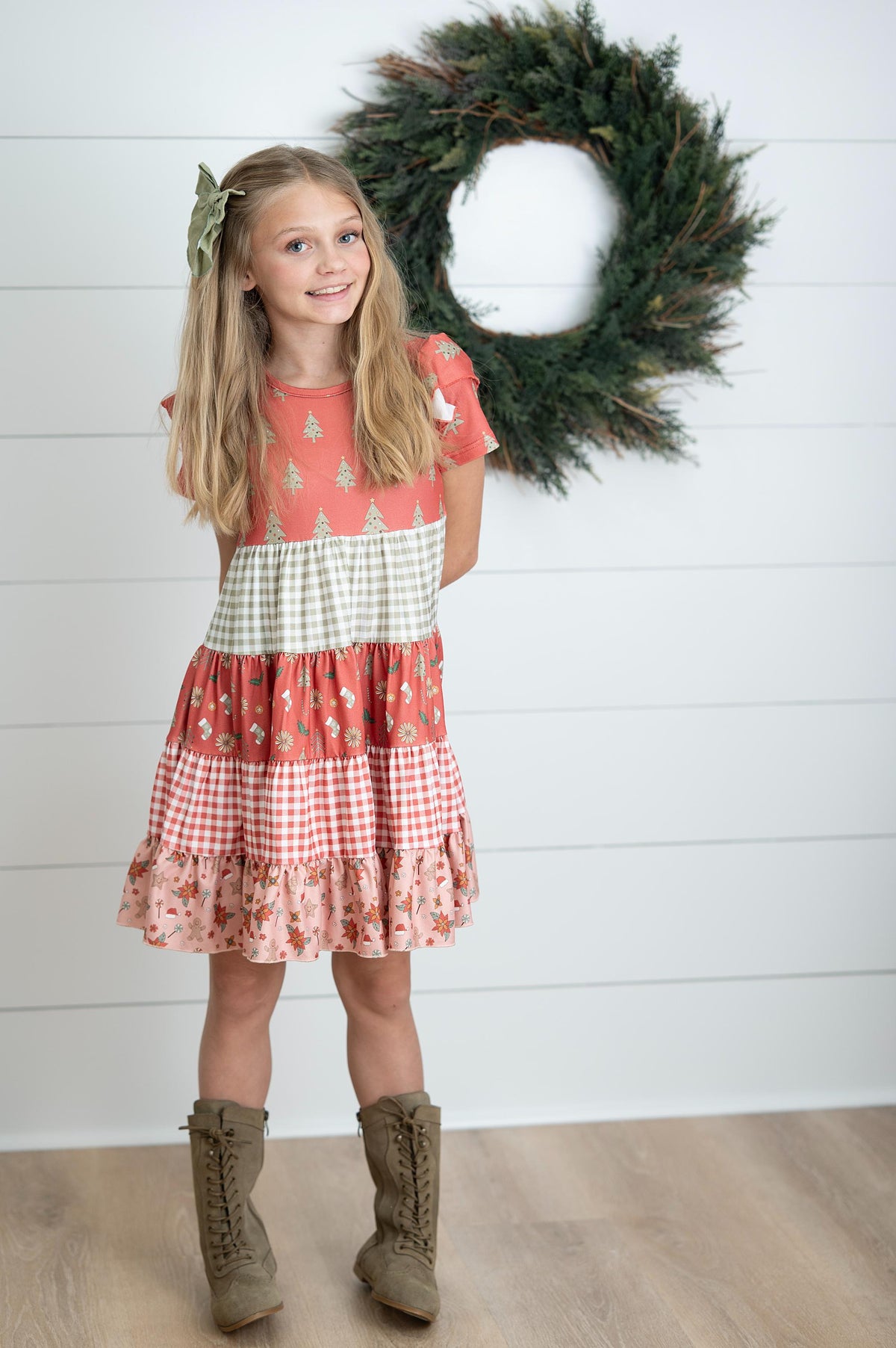 Ava Merry Tree Twirl Dress