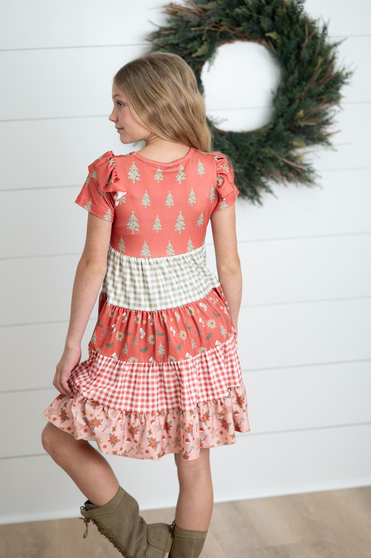 Ava Merry Tree Twirl Dress