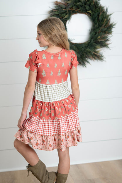 Ava Merry Tree Twirl Dress