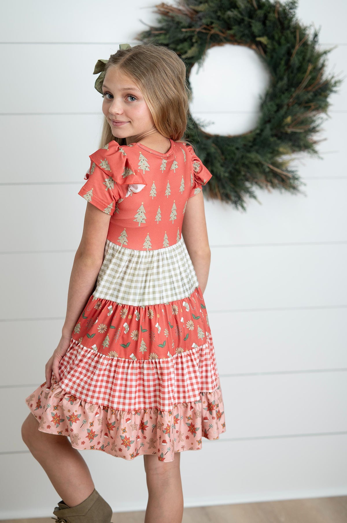 Ava Merry Tree Twirl Dress