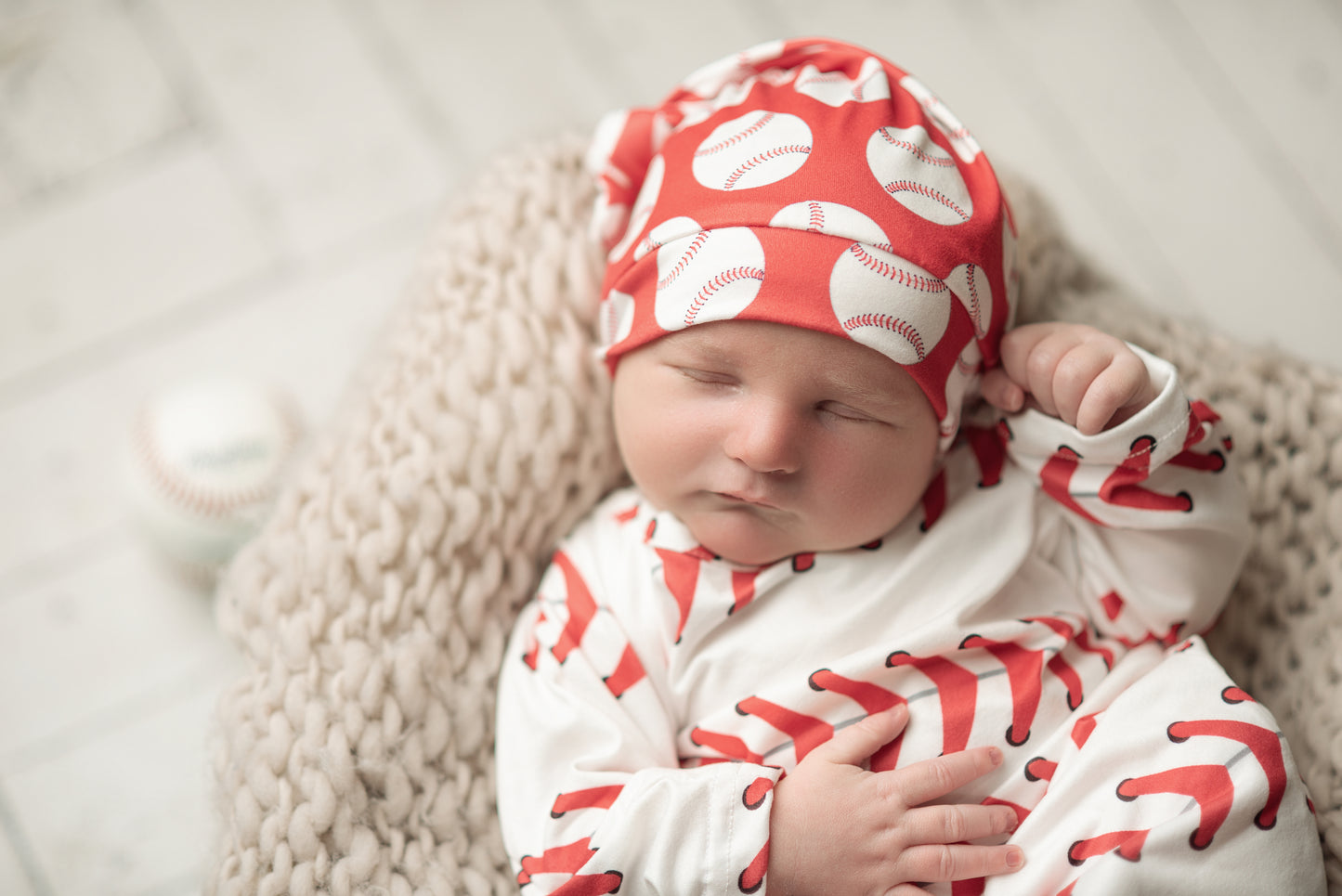 Baseball Baby Gown