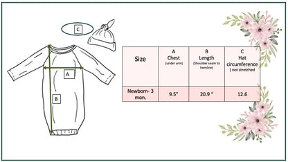 Buffalo Check Baby Gown