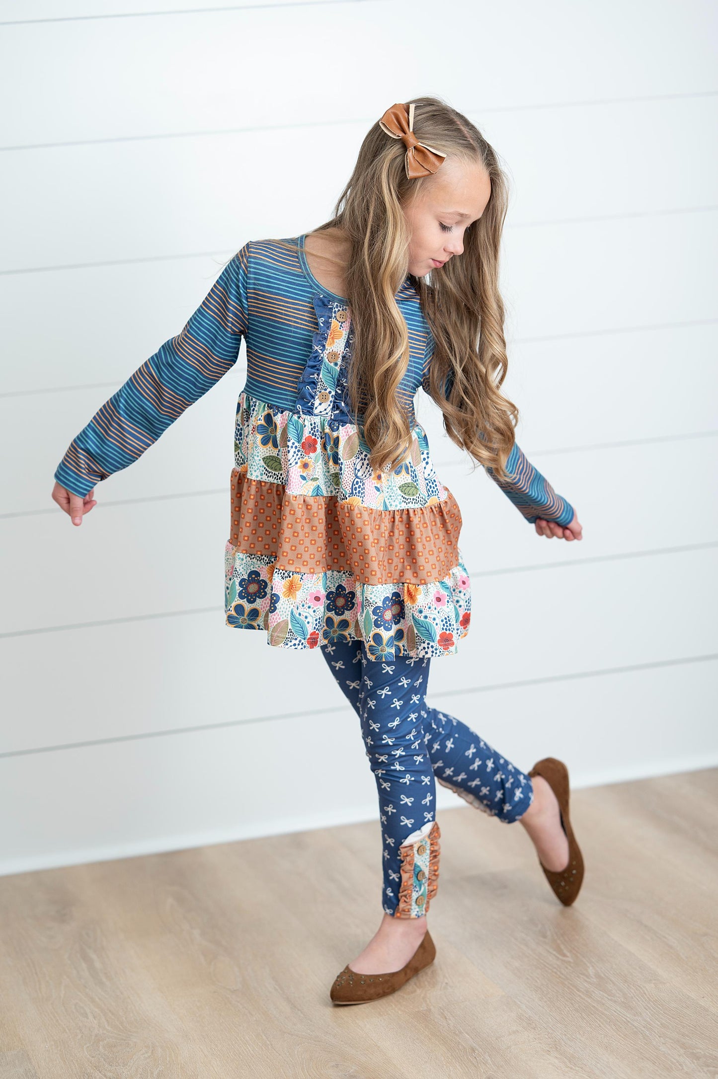 Bailey Midnight Honey 3 Tiered Pant Set