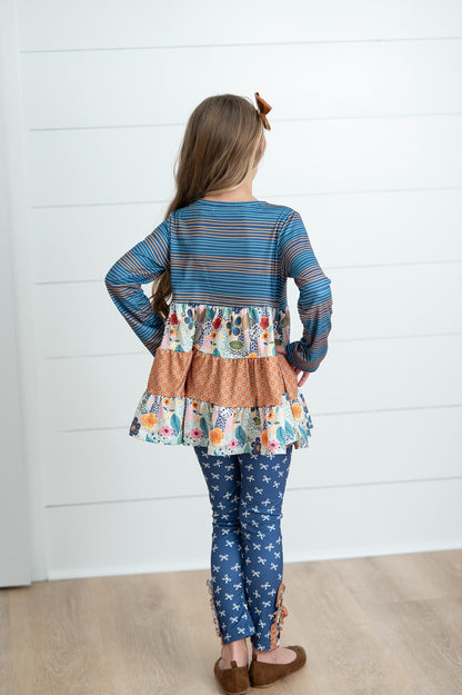 Bailey Midnight Honey 3 Tiered Pant Set