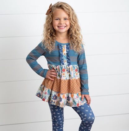 Bailey Midnight Honey 3 Tiered Pant Set