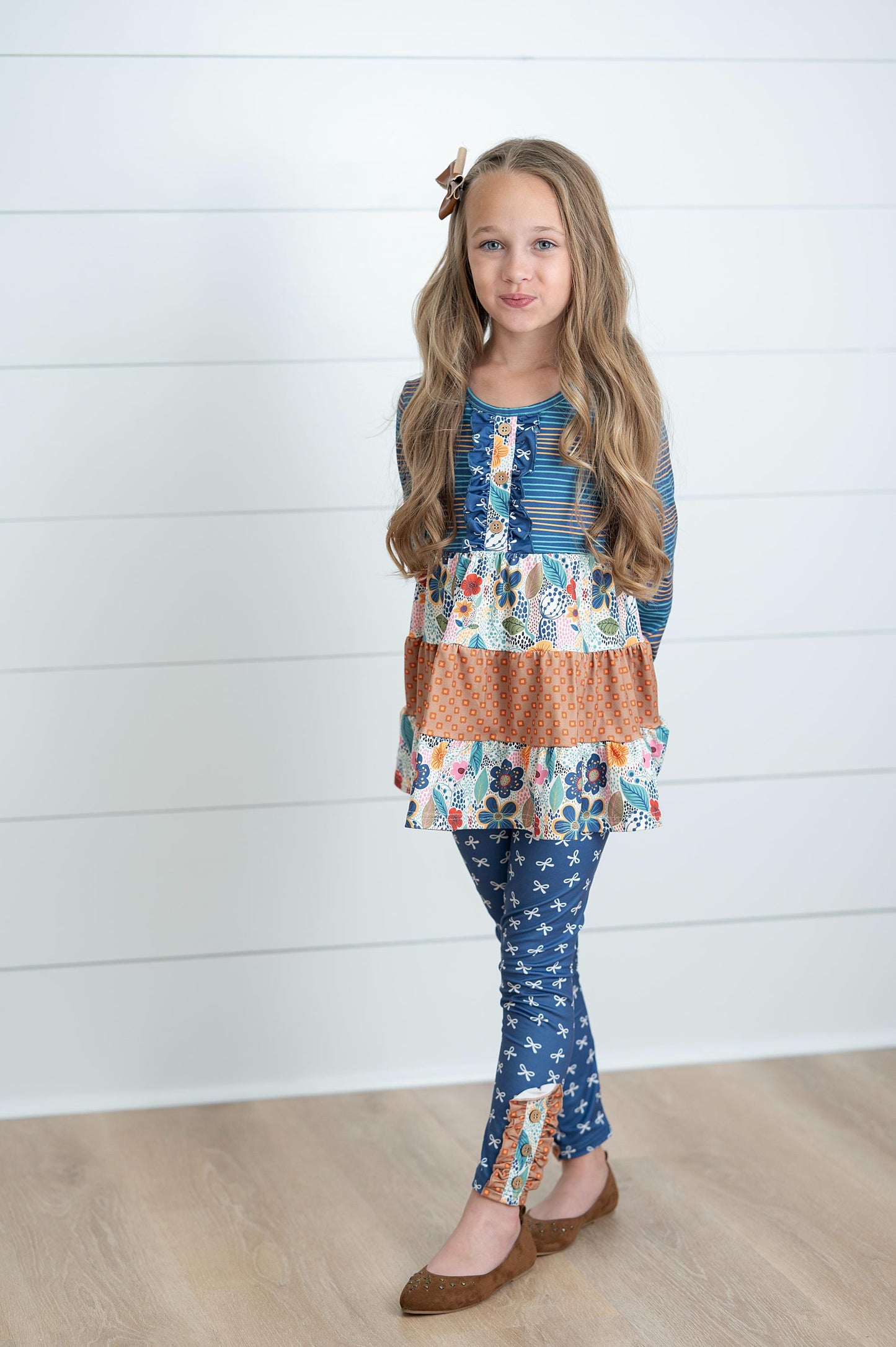 Bailey Midnight Honey 3 Tiered Pant Set