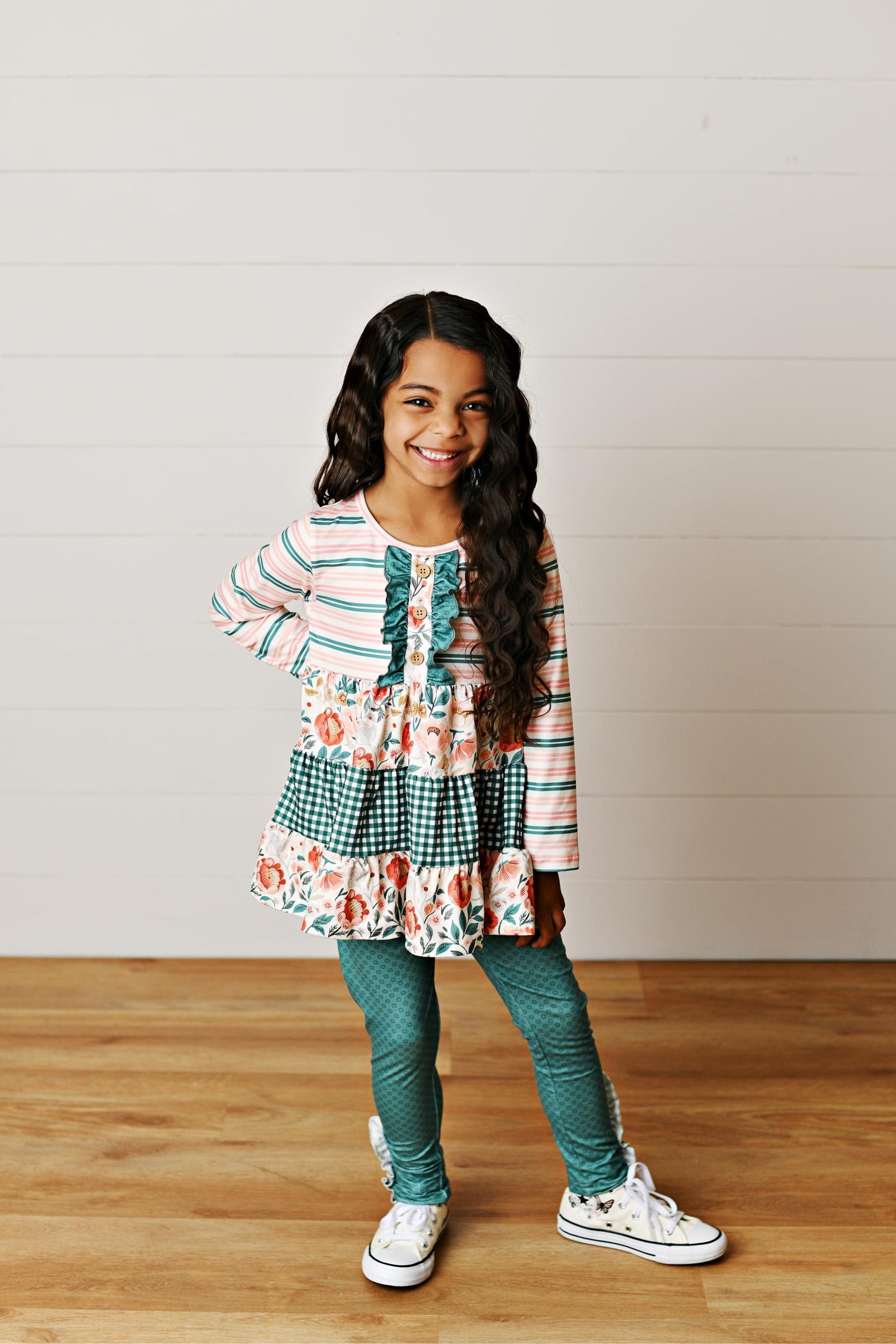 Bailey Woodland Bloom 3 Tiered Pant Set