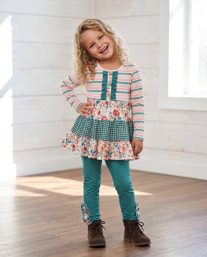 Bailey Woodland Bloom 3 Tiered Pant Set