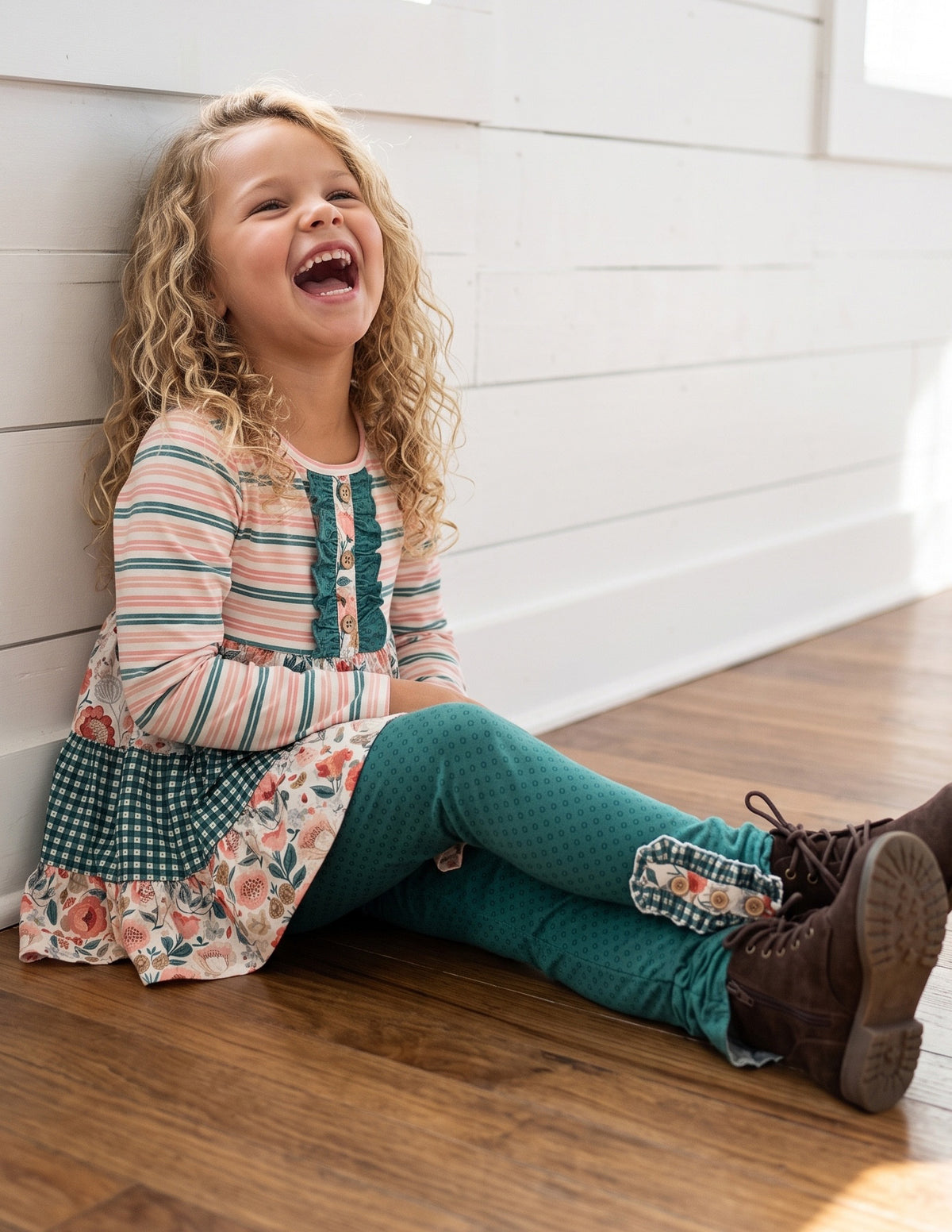 Bailey Woodland Bloom 3 Tiered Pant Set