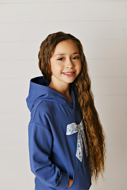 Bow Front Hooded Sweat Set