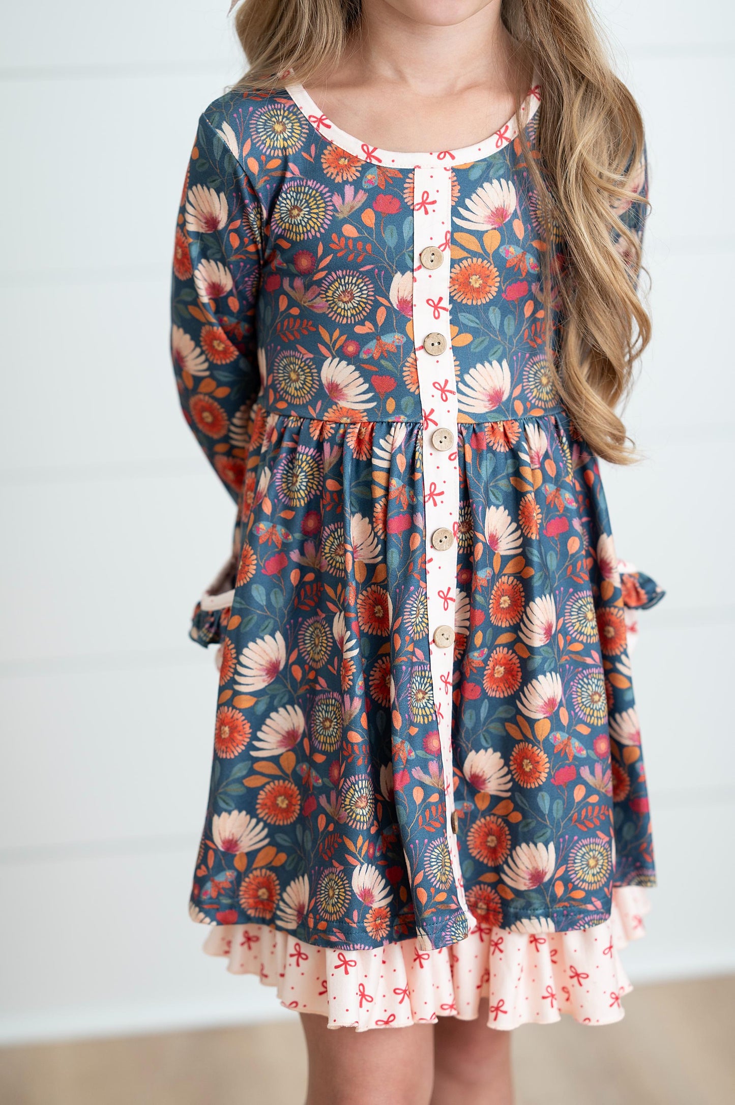 Camila Floral Bow Tie Dress