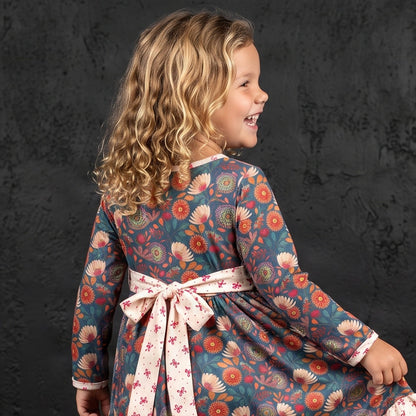 Camila Floral Bow Tie Dress