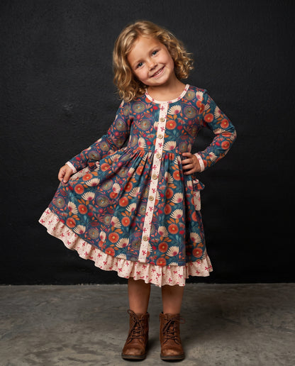 Camila Floral Bow Tie Dress
