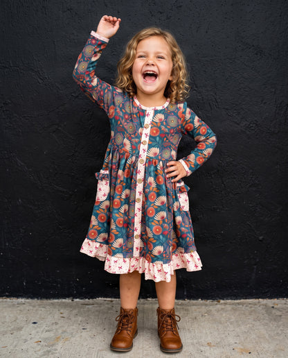 Camila Floral Bow Tie Dress