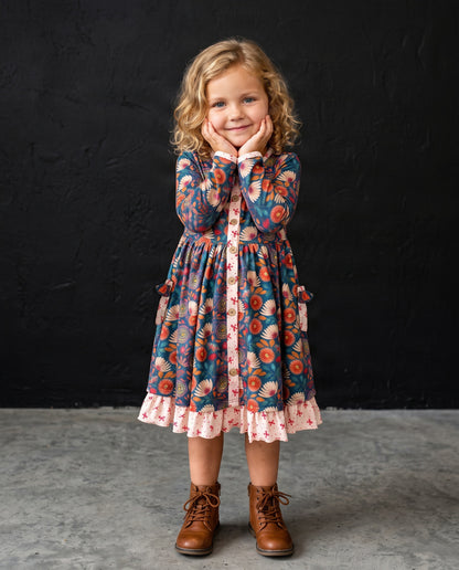 Camila Floral Bow Tie Dress