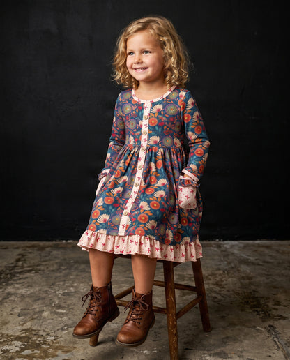 Camila Floral Bow Tie Dress