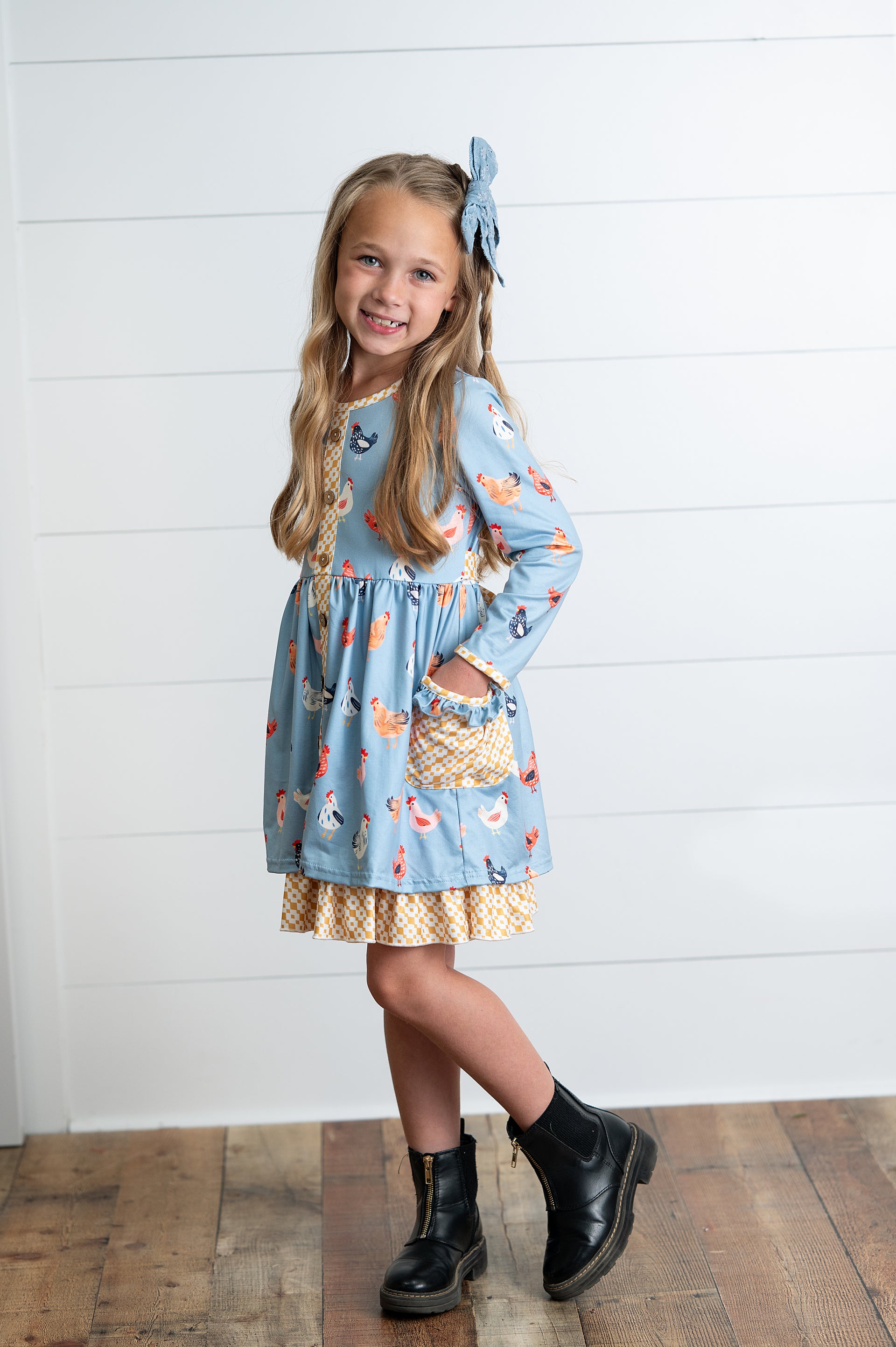 Chicken Pocket Tie Dress adorablesweetness Chicken Pocket Tie Dress adorablesweetness