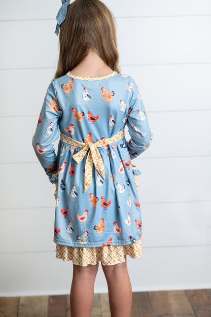 Chicken Pocket Tie Dress