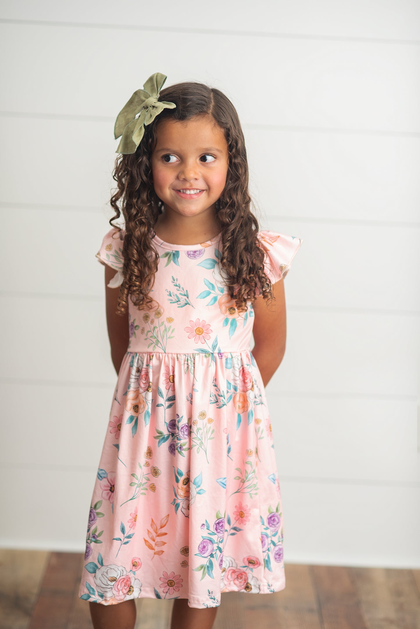 Blush Floral Claire Dress