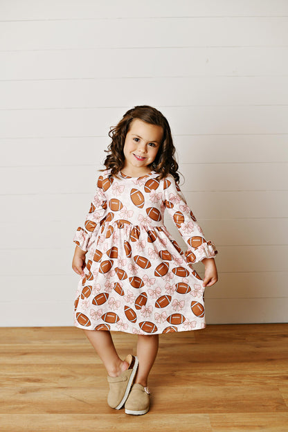 Emma Sideline Football Sweetie Dress