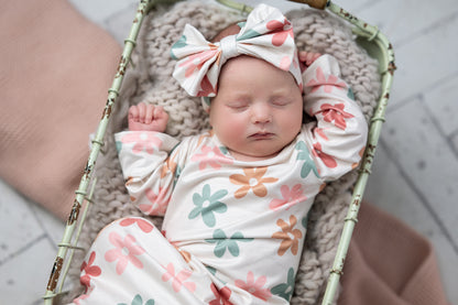 Flower Power Baby Gown