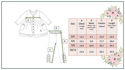 Lola Garden at Dusk Pocket Pant Set