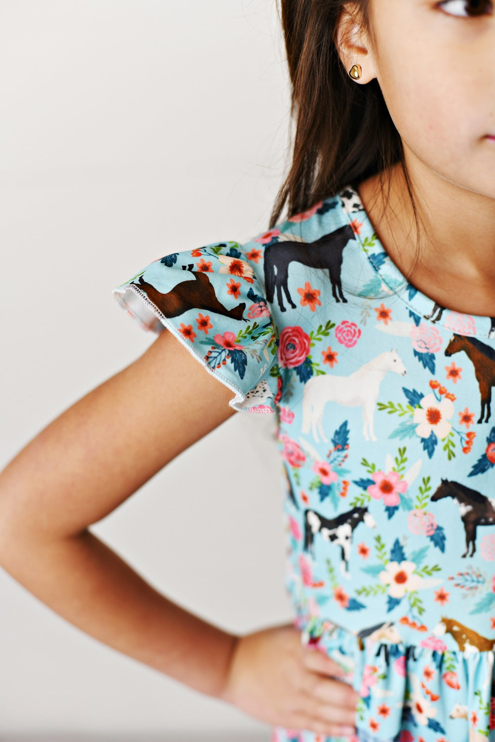 Horse Flutter Dress