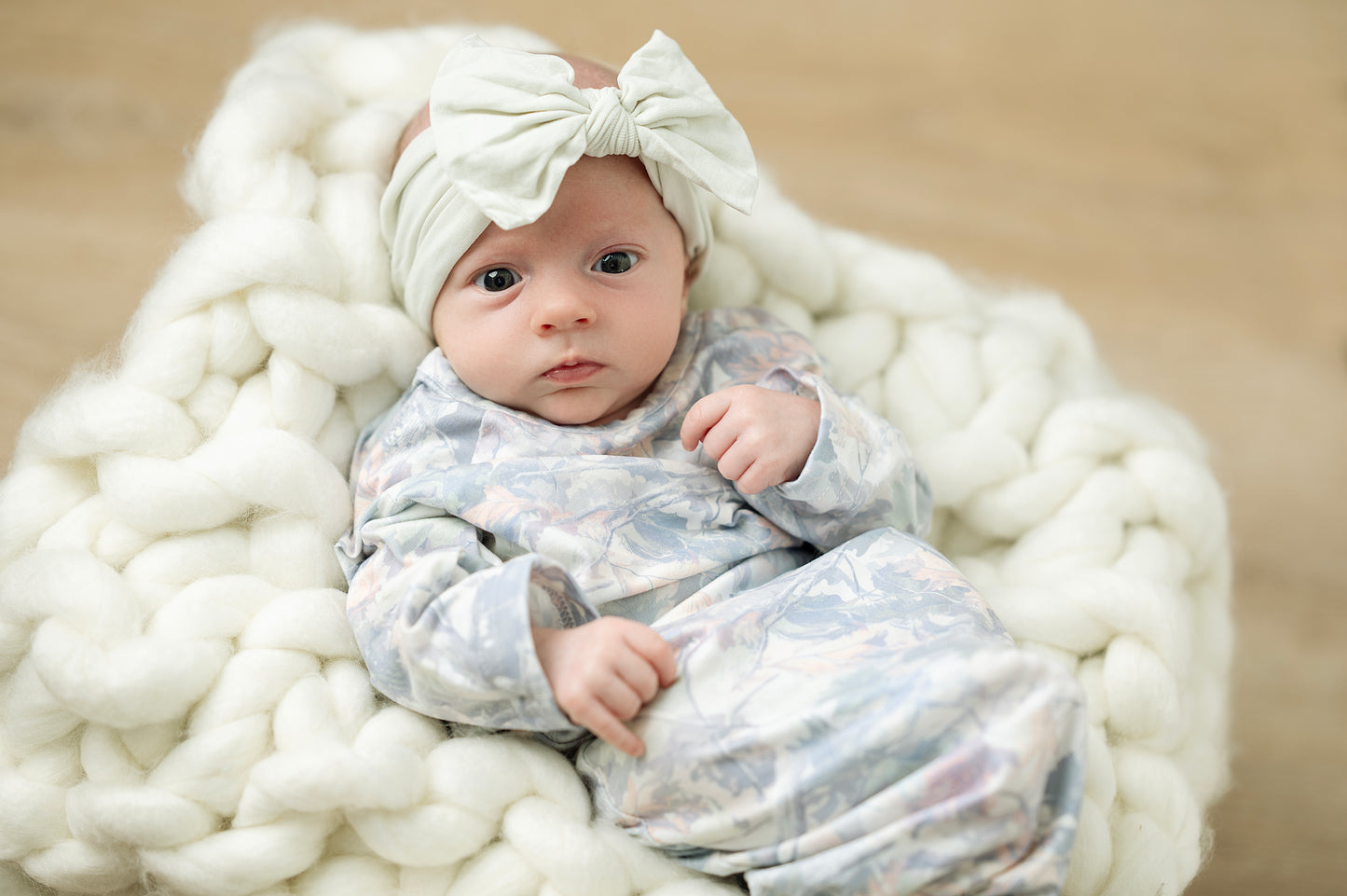 Light Camo Baby Gown