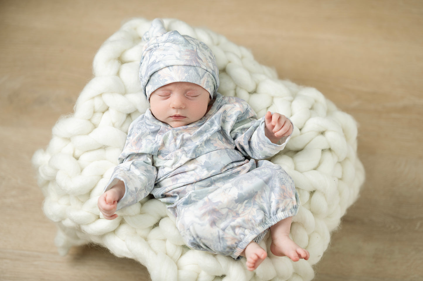 Light Camo Baby Gown