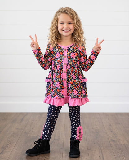 Lola Garden at Dusk Pocket Pant Set