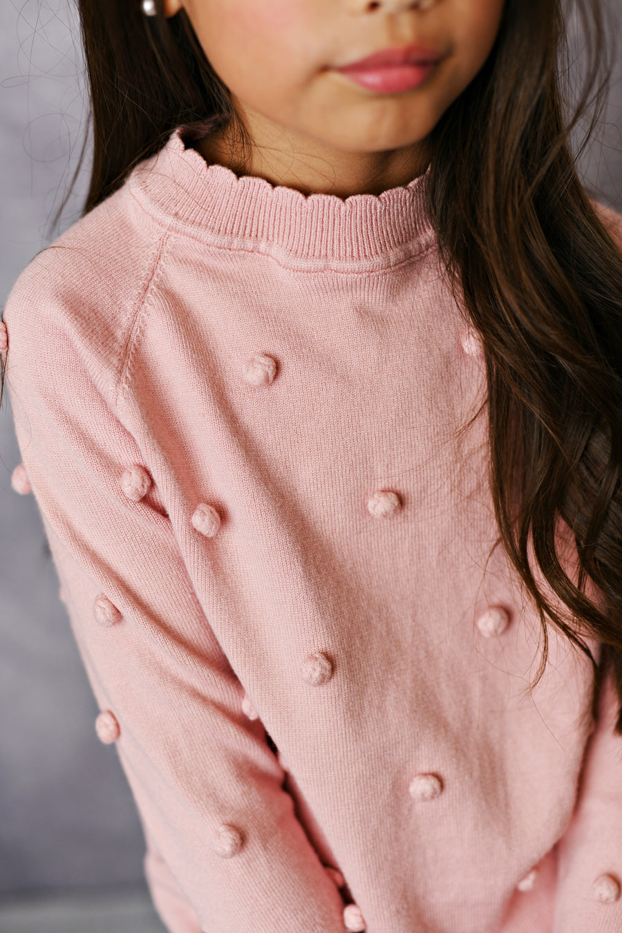 Pink Pom Sweater