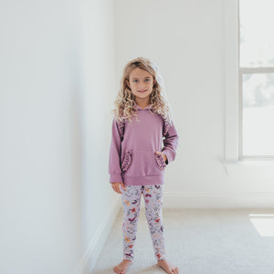 Rose Ruffle Hoodie Set