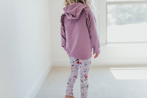 Rose Ruffle Hoodie Set