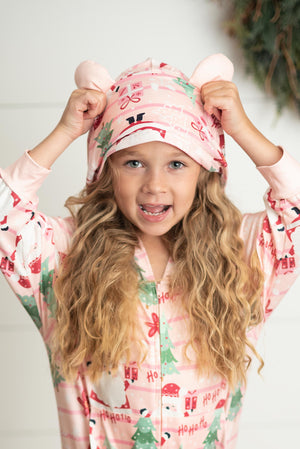 Santa Lounge Zip Onesie