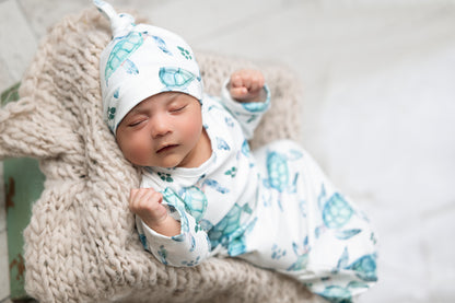 Sea Turtle Baby Gown