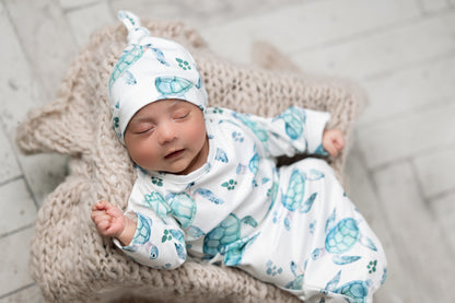 Sea Turtle Baby Gown