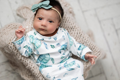 Sea Turtle Baby Gown