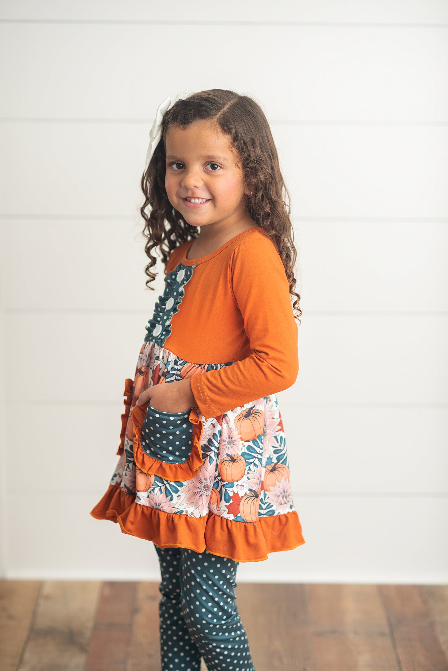 Fall Ruffle Pant Set