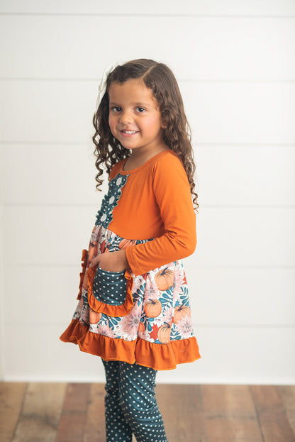 Fall Ruffle Pant Set