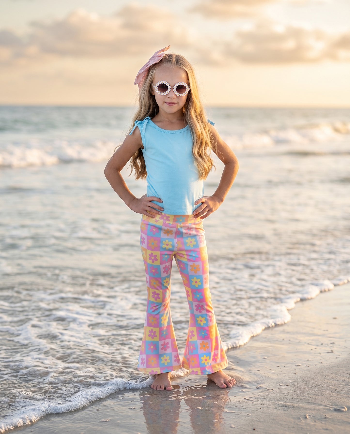 Flare Pastel Pant Set