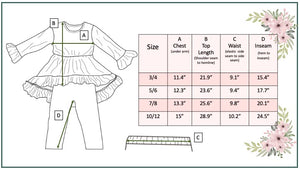 Gray Scarf Pant Set
