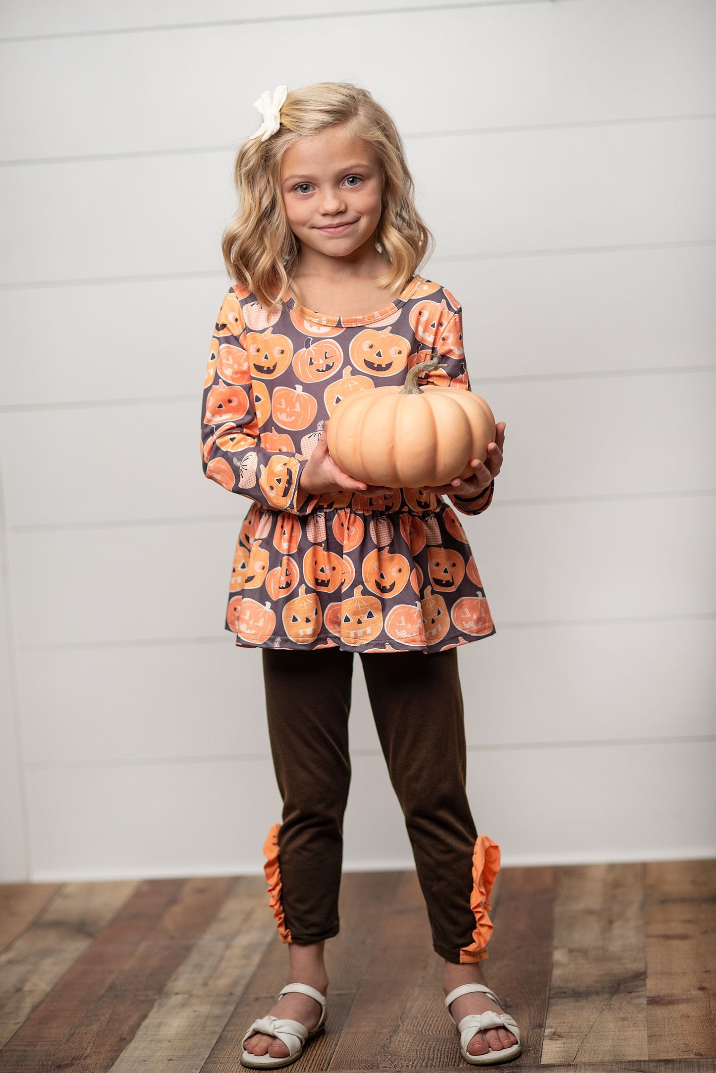 Jack O Lantern Pumpkin Pant Set