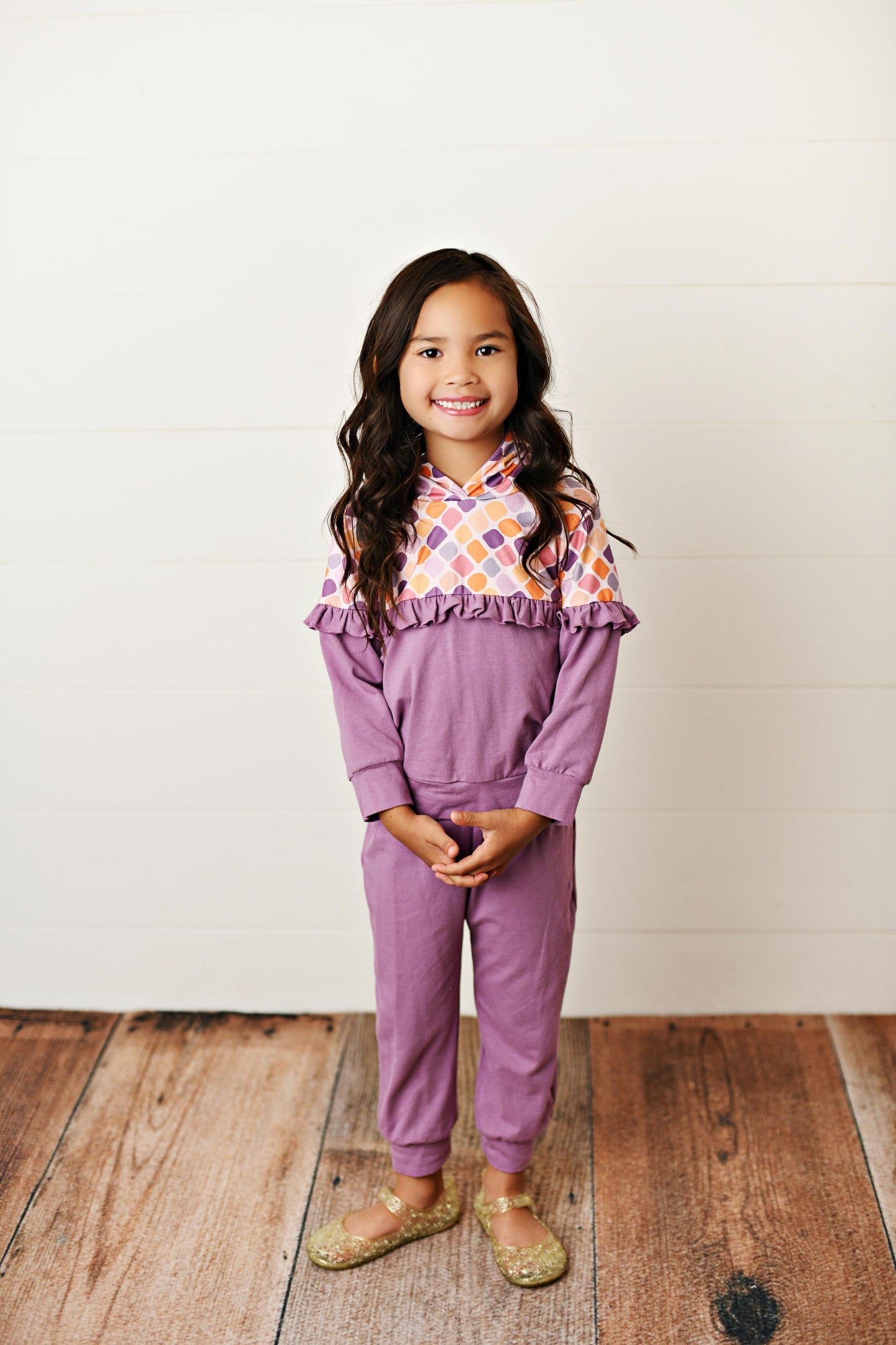 Lavender Sweatshirt Set