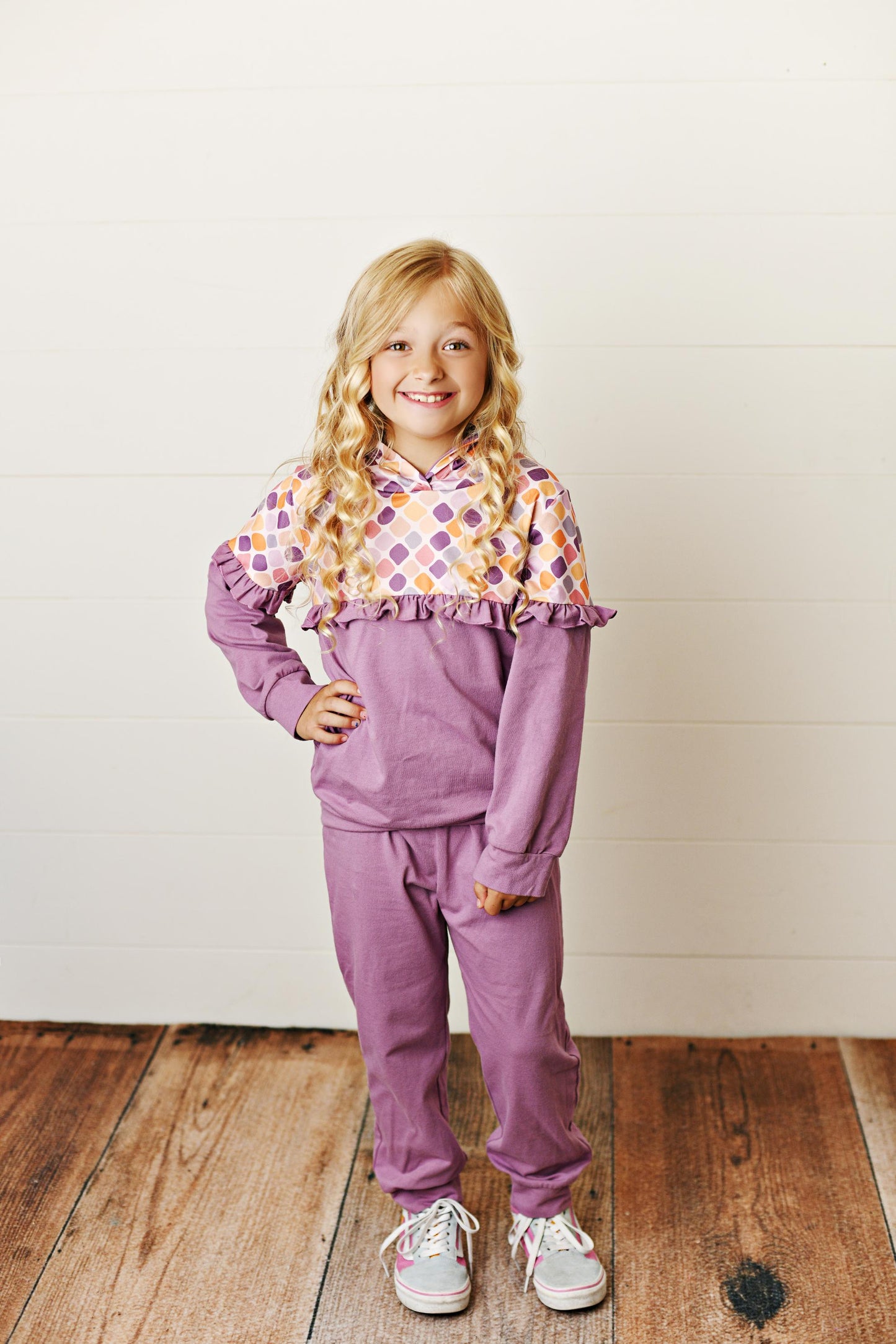 Lavender Sweatshirt Set