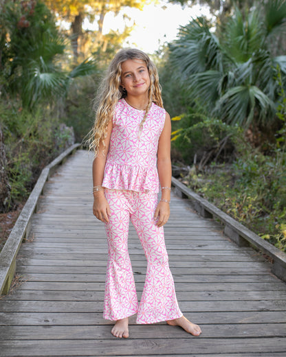 Pink Groove Pant Set